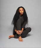 RAW Deep Curly Frontal Wig